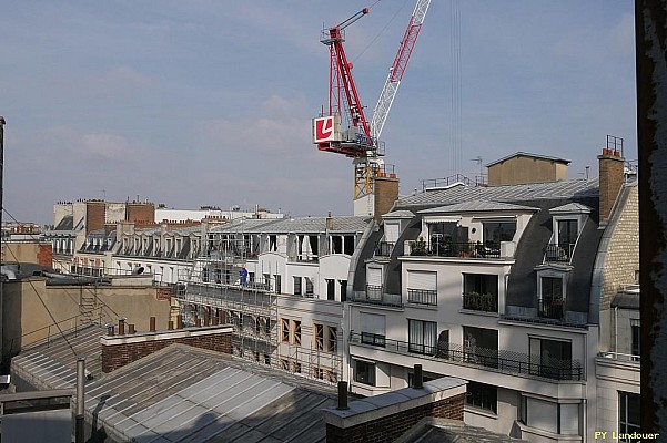 Paris vu d'en haut, 43 rue de Londres