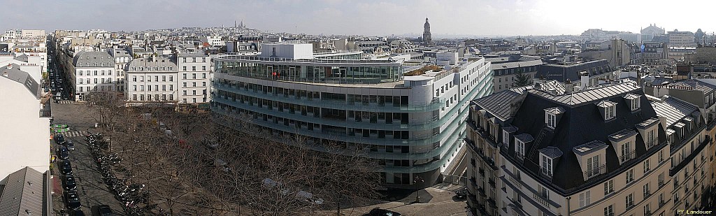 Paris vu d'en haut,  43 rue de Londres