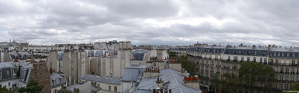 Paris vu d'en haut,  8 rue de Tocqueville