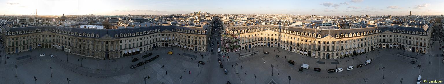 Paris vu d'en haut,  colonne Vendme