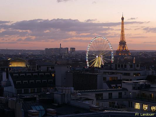 Paris vu d'en haut, Tour Eiffel, colonne Vendme