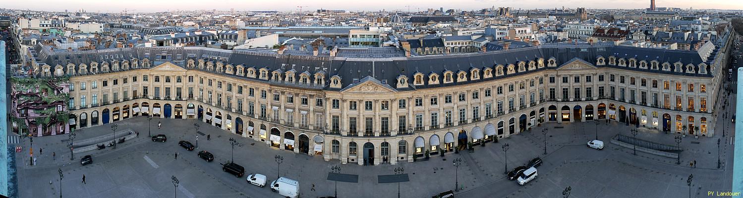 Paris vu d'en haut,  colonne Vendme