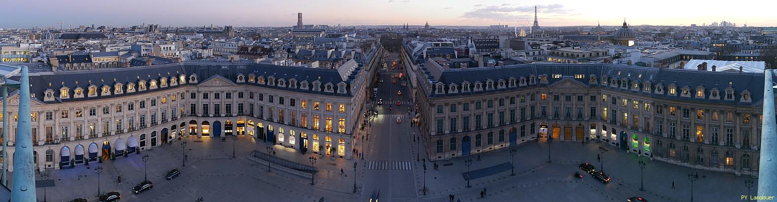 Paris vu d'en haut,  colonne Vendme