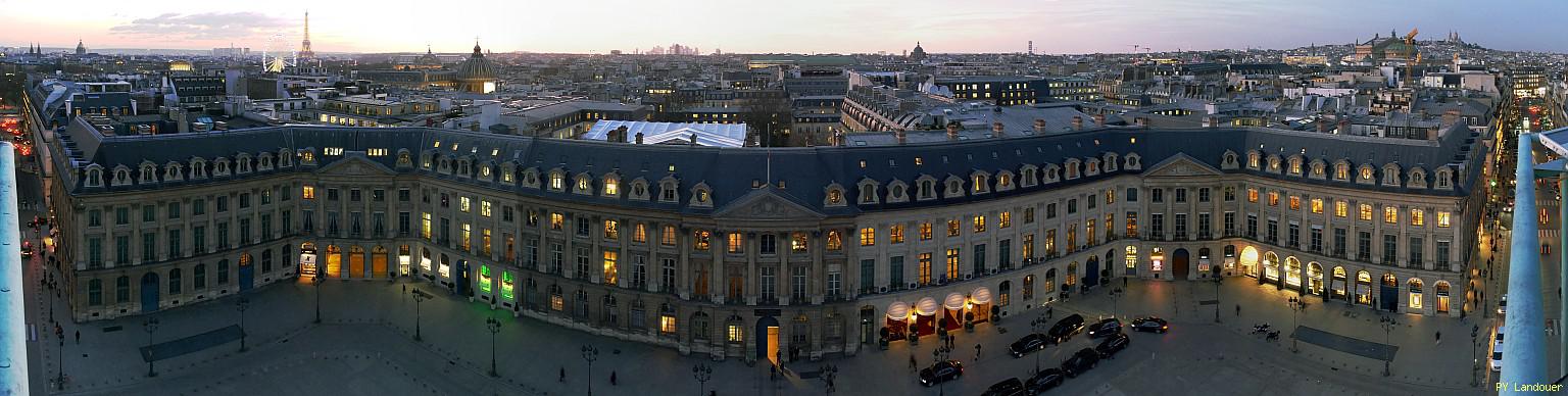 Paris vu d'en haut,  colonne Vendme