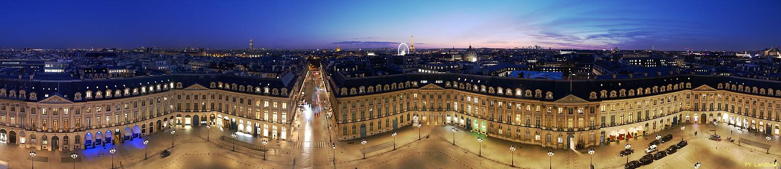 Paris vu d'en haut,  colonne Vendme