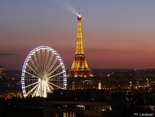 Paris vu d'en haut, Tour Eiffel, colonne Vendme