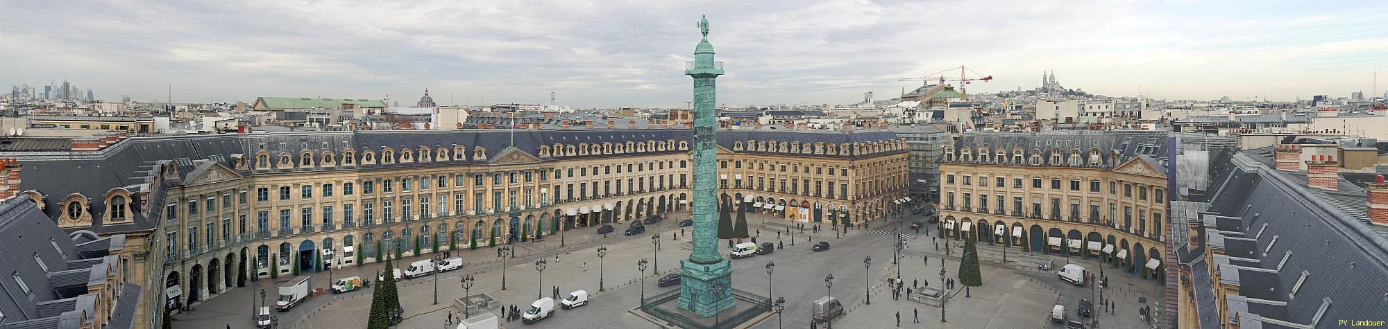 Paris vu d'en haut,  8 place Vendme