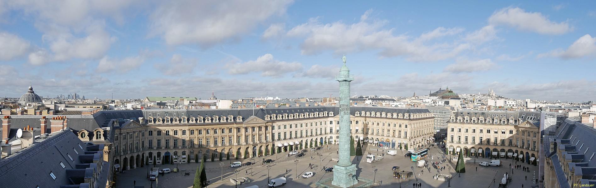 Paris vu d'en haut,  8 place Vendme