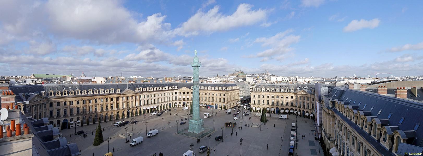 Paris vu d'en haut, colonne Vendme, 8 place Vendme