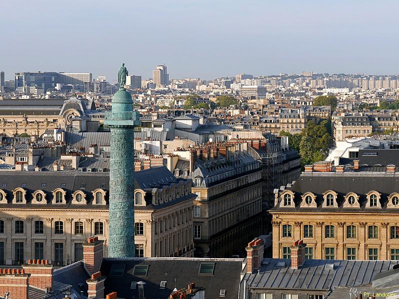 Paris vu d'en haut, colonne Vendme, 12 rue Volney