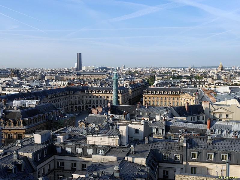 Paris vu d'en haut, colonne Vendme, 12 rue Volney