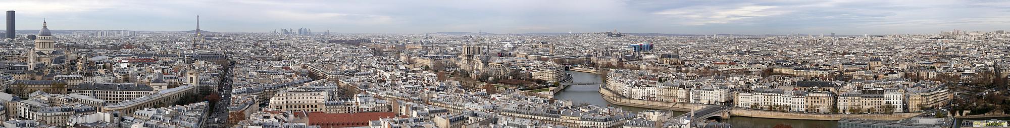 Paris vu d'en haut,  tour Zamansky