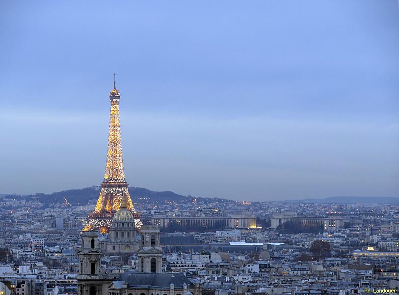 Paris vu d'en haut, Tour Eiffel, tour Zamansky