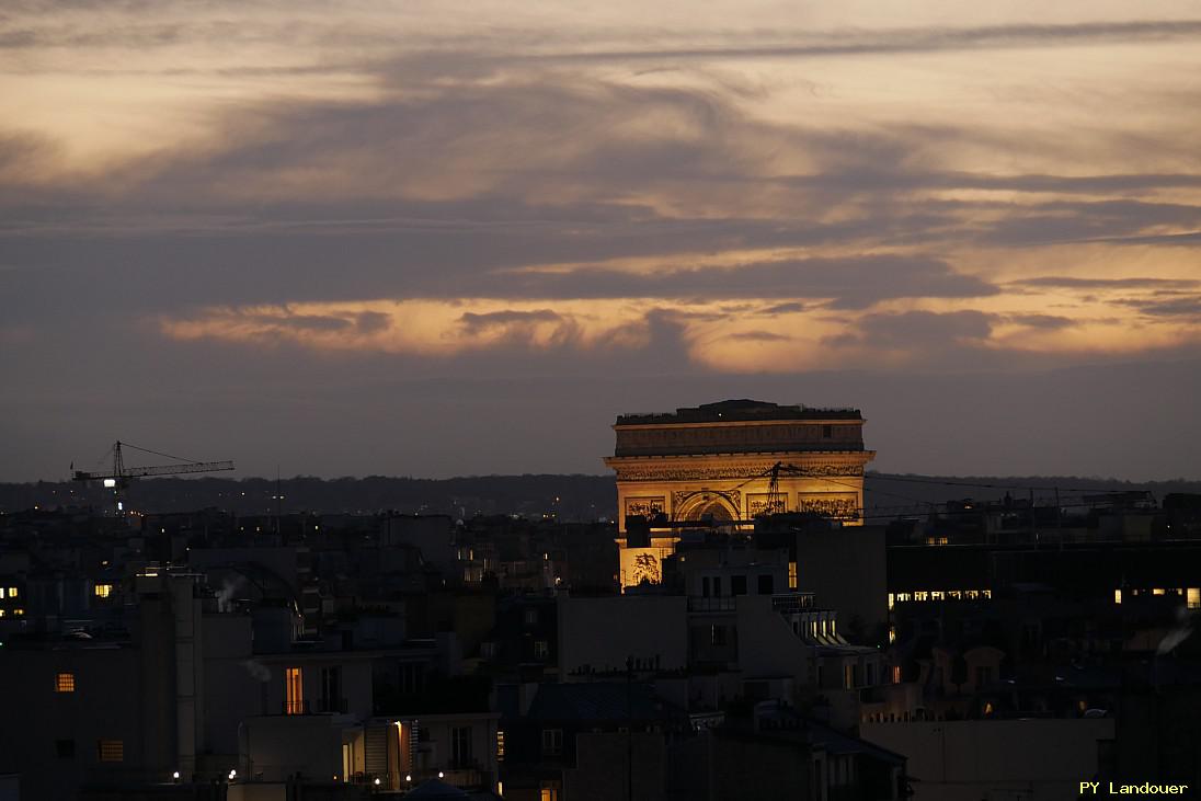 Paris vu d'en haut, Arc de Triomphe, 39 rue du Rocher