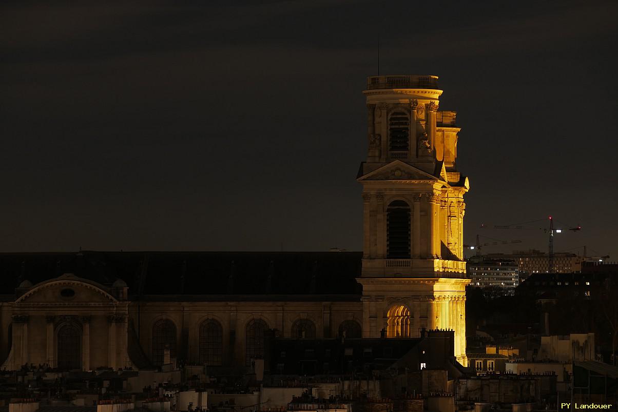 Paris vu d'en haut, glise Saint-Sulpice, 45 Rue des Saints-Pres ( de mdecine)