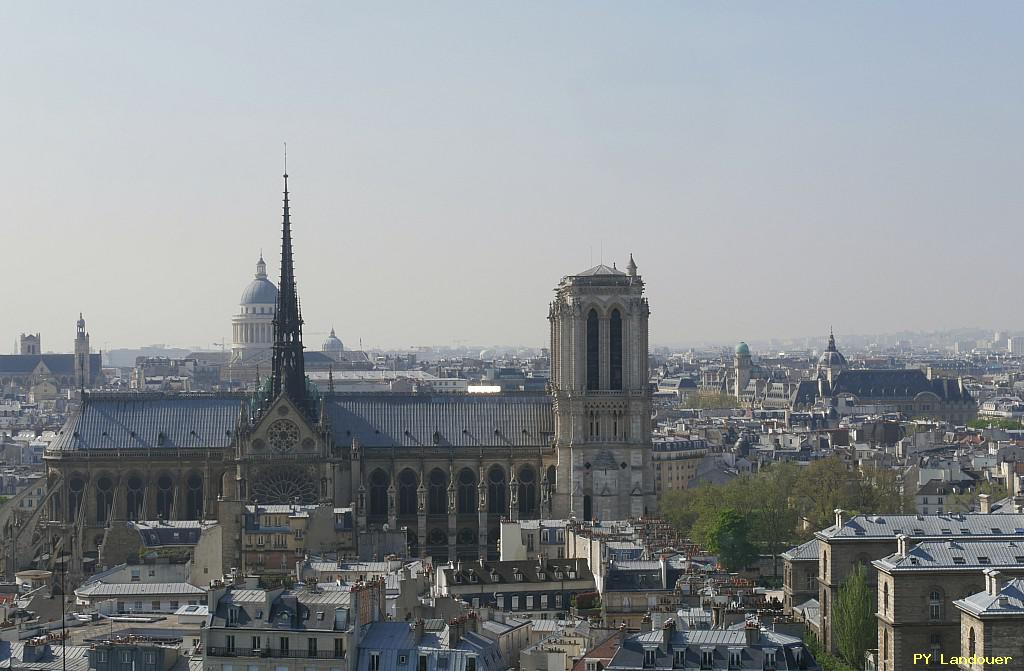 Paris vu d'en haut, Cathdrale Notre-Dame de Paris, Htel de Ville de Paris