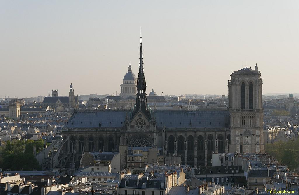 Paris vu d'en haut, Cathdrale Notre-Dame de Paris, Htel de Ville de Paris