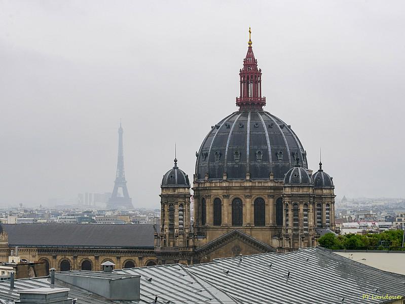 Paris vu d'en haut, glise Saint-Augustin, 19 rue de Vienne